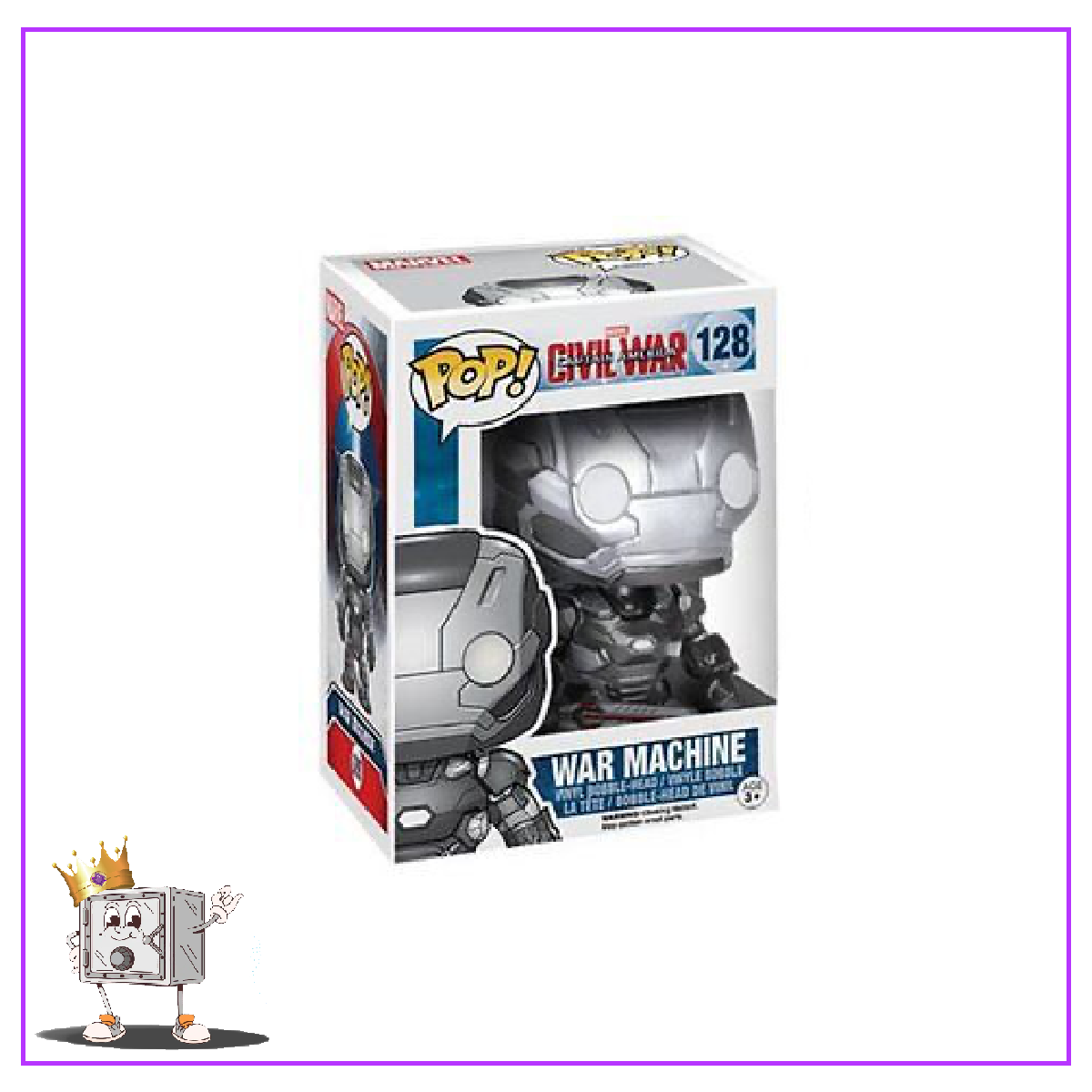 Funko Pop! Marvel Captain America Civil War - War Machine #128