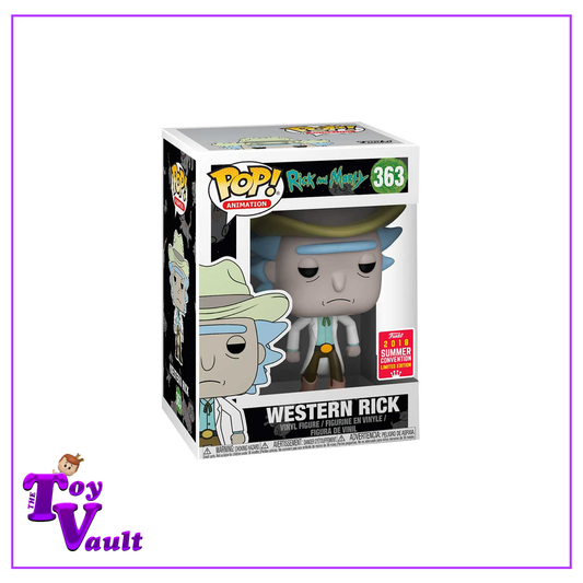 Funko Pop! Television Rick and Morty - Western Rick #363 SDCC Shared Exclusive