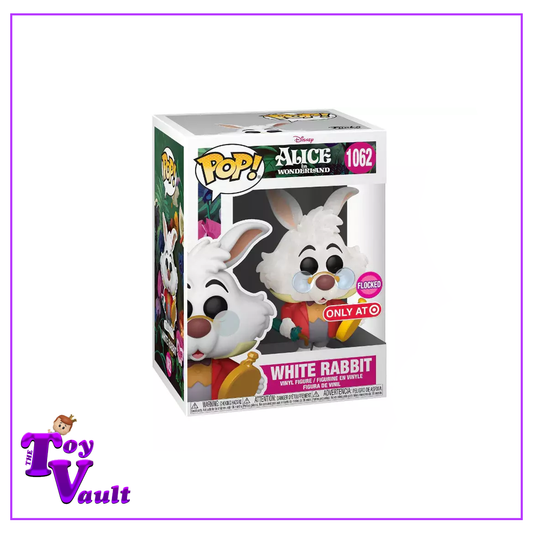 Funko Pop! Disney Alice in Wonderland - White Rabbit #1062 Flocked Target Exclusive