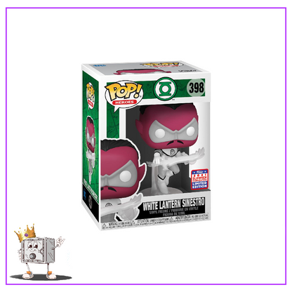 Funko Pop! DC Heroes - White Lantern Sinestro #398 Virtual Con Shared Exclusive