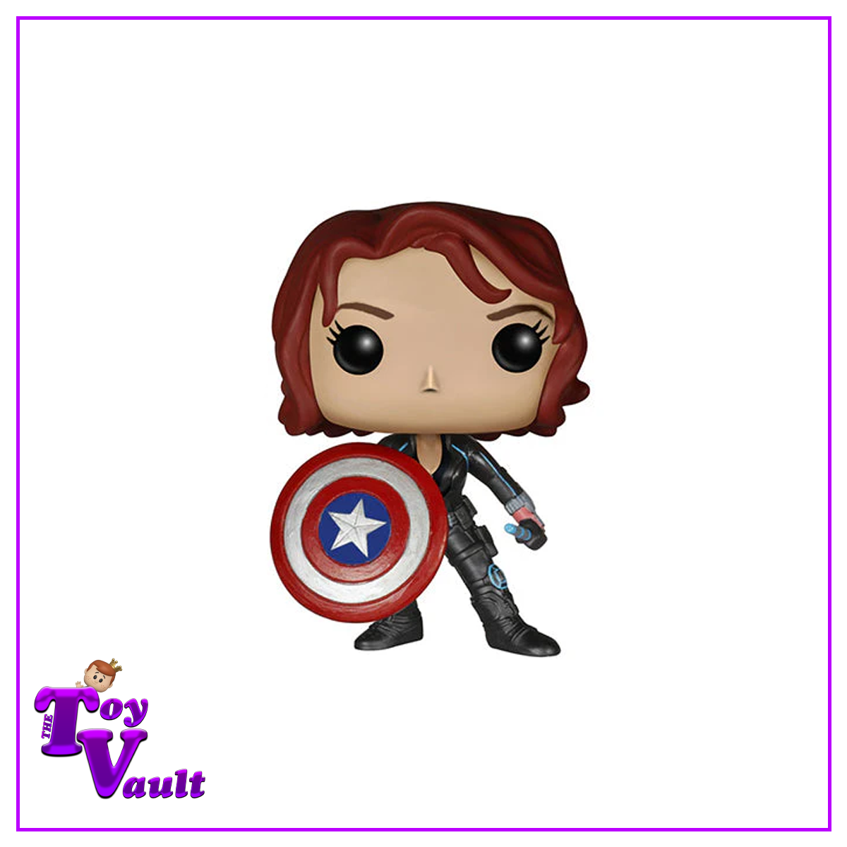 Funko Pop! Marvel Avengers - Black Widow with Shield #103 GameStop Exclusive