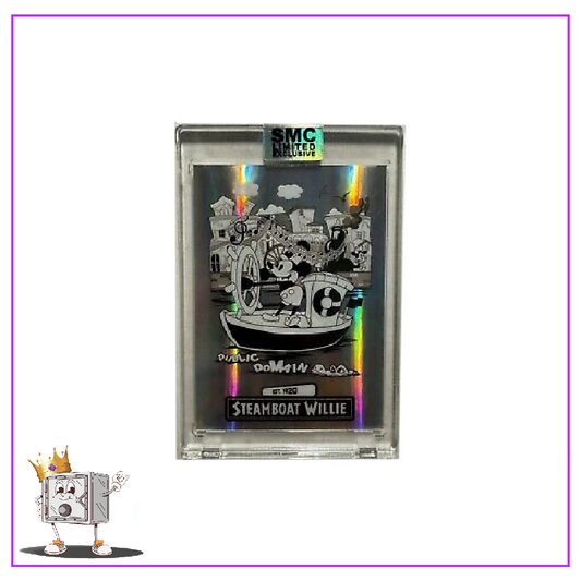 Saturday Morning Cards (SMC) Limited Exclusive TCG Steamboat Willie Public Domain Silver Holofoil No. 1