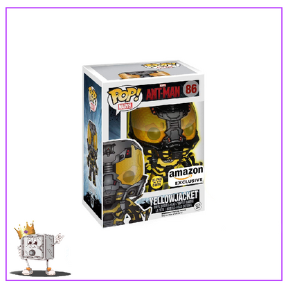 Funko Pop! Marvel Ant-Man - Yellowjacket #88 Glow in the Dark Amazon Exclusive