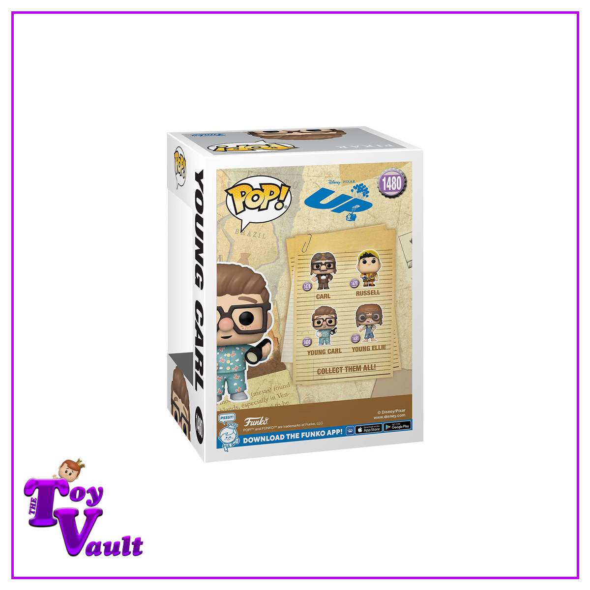 Funko Pop! Disney Up - Young Carl with Flashlight #1480