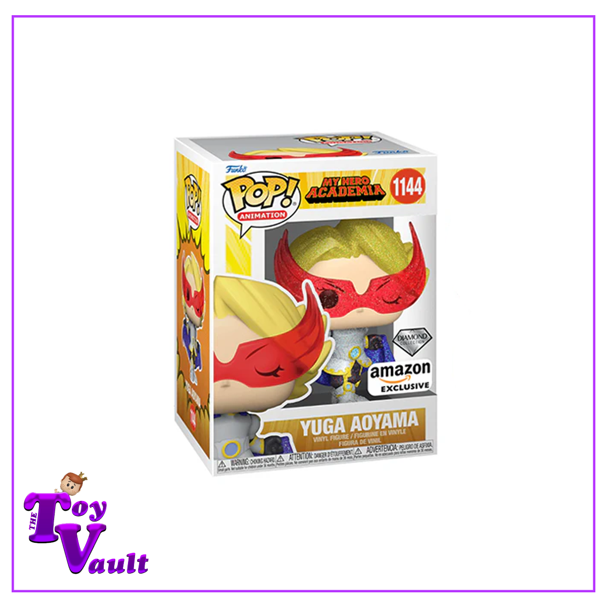 Funko Pop! Animation My Hero Academia - Yuga Aoyama #1144 Diamond Amazon Exclusive