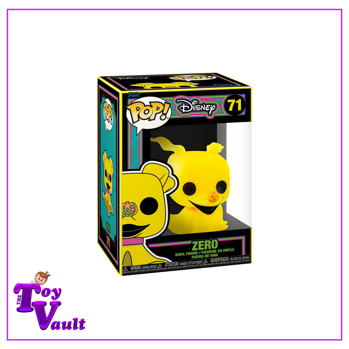 Funko Pop! Disney Nightmare Before Christmas - Zero #71 Blacklight